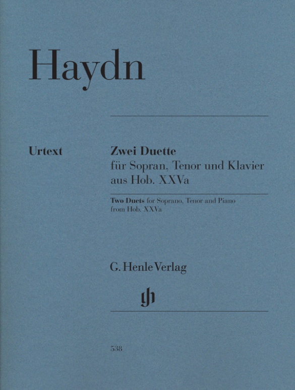 Two Duets Hob. XXVa:1 and 2 for Soprano, Tenor and Piano