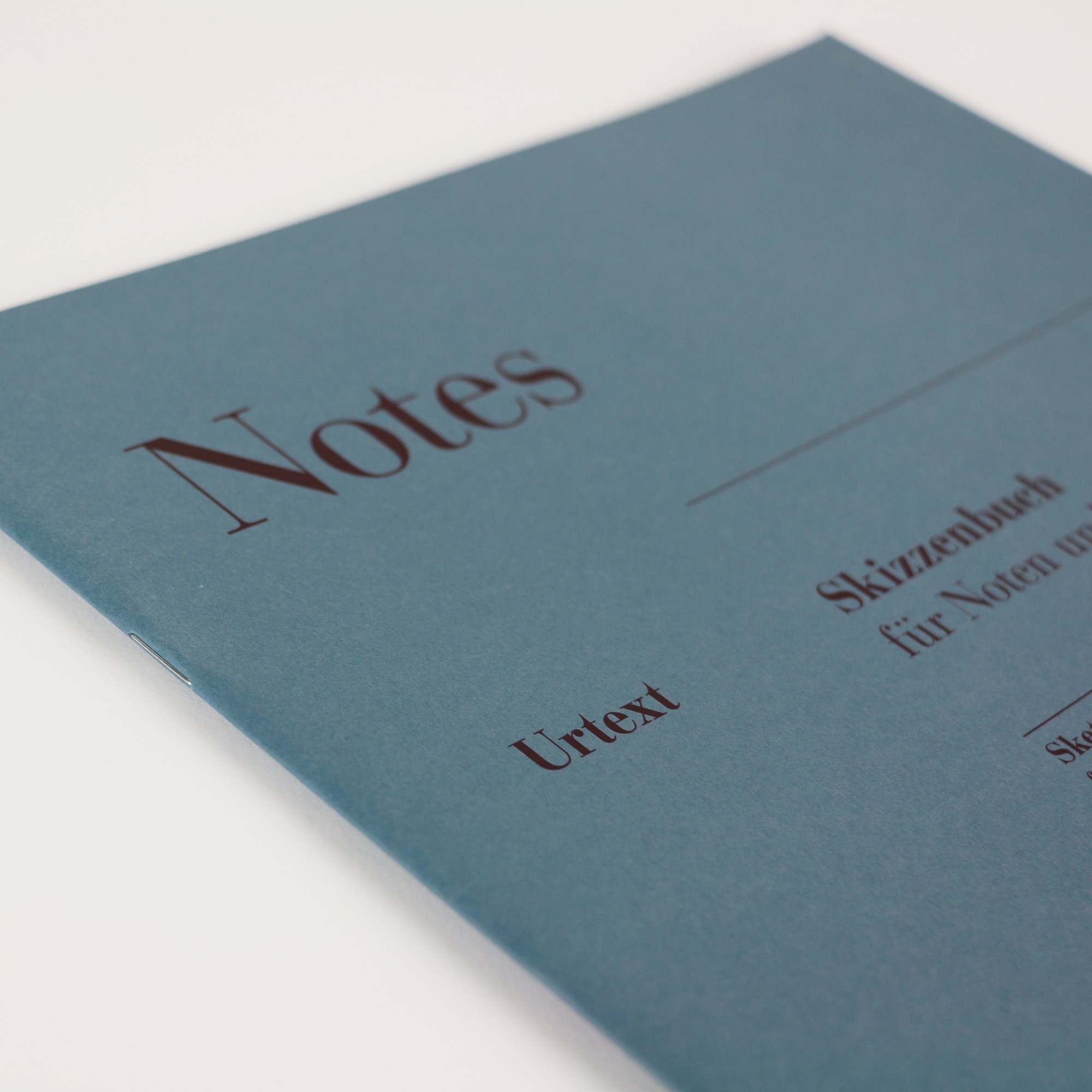 Sketchbook for music and notes