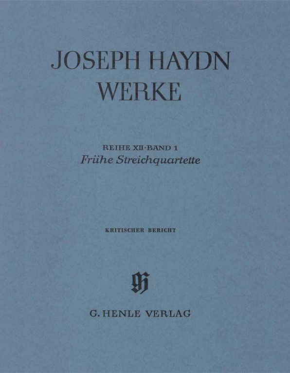 Ser. 12, Vol. 1 | Early String Quartets