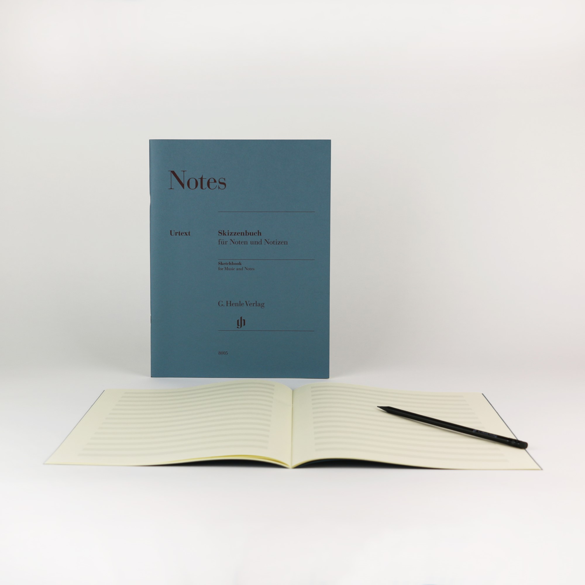 Sketchbook for music and notes