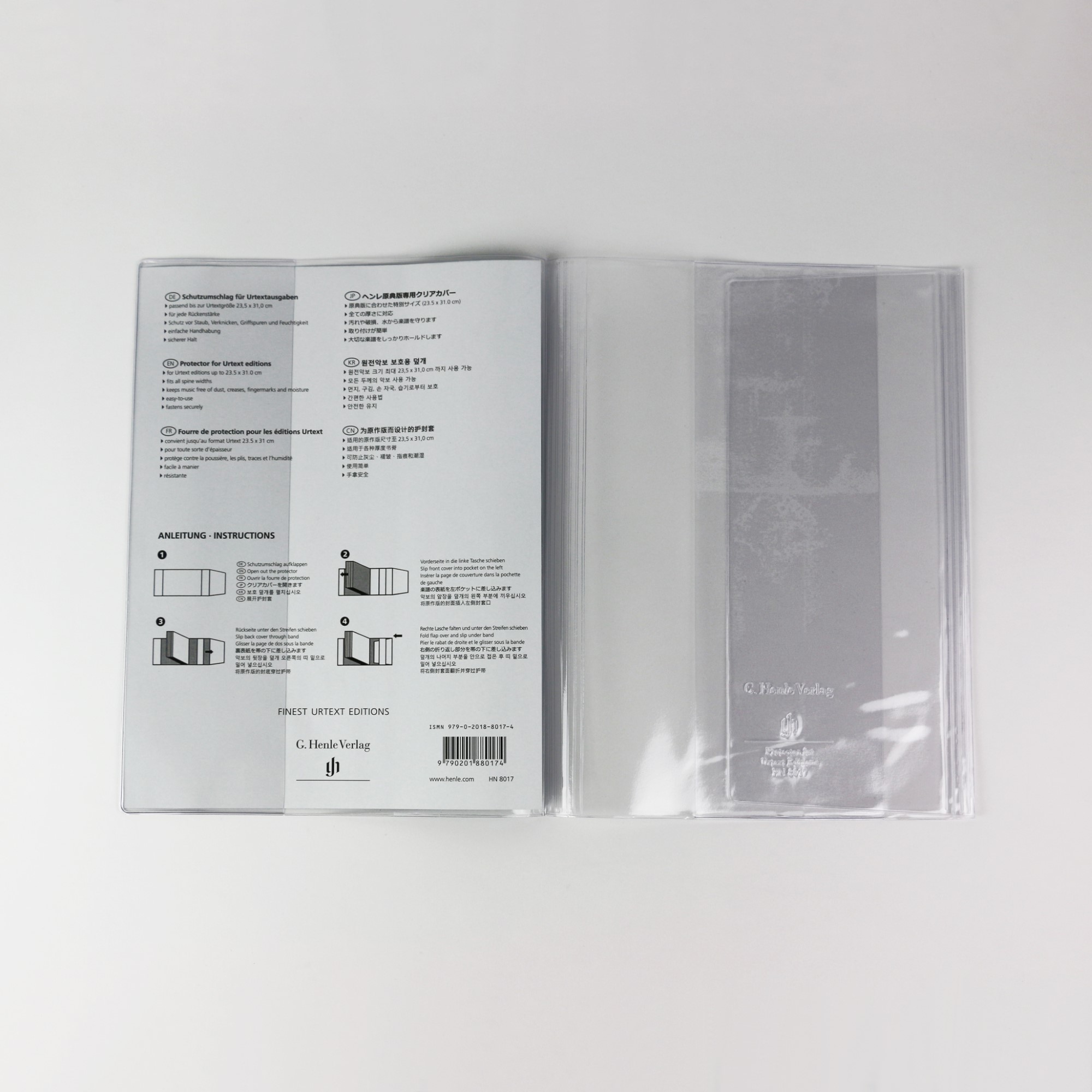 Protective cover for Urtext editions