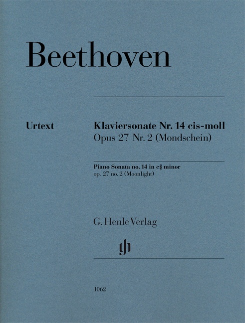 Piano Sonata no. 14 c sharp minor op. 27 no. 2 (Moonlight)