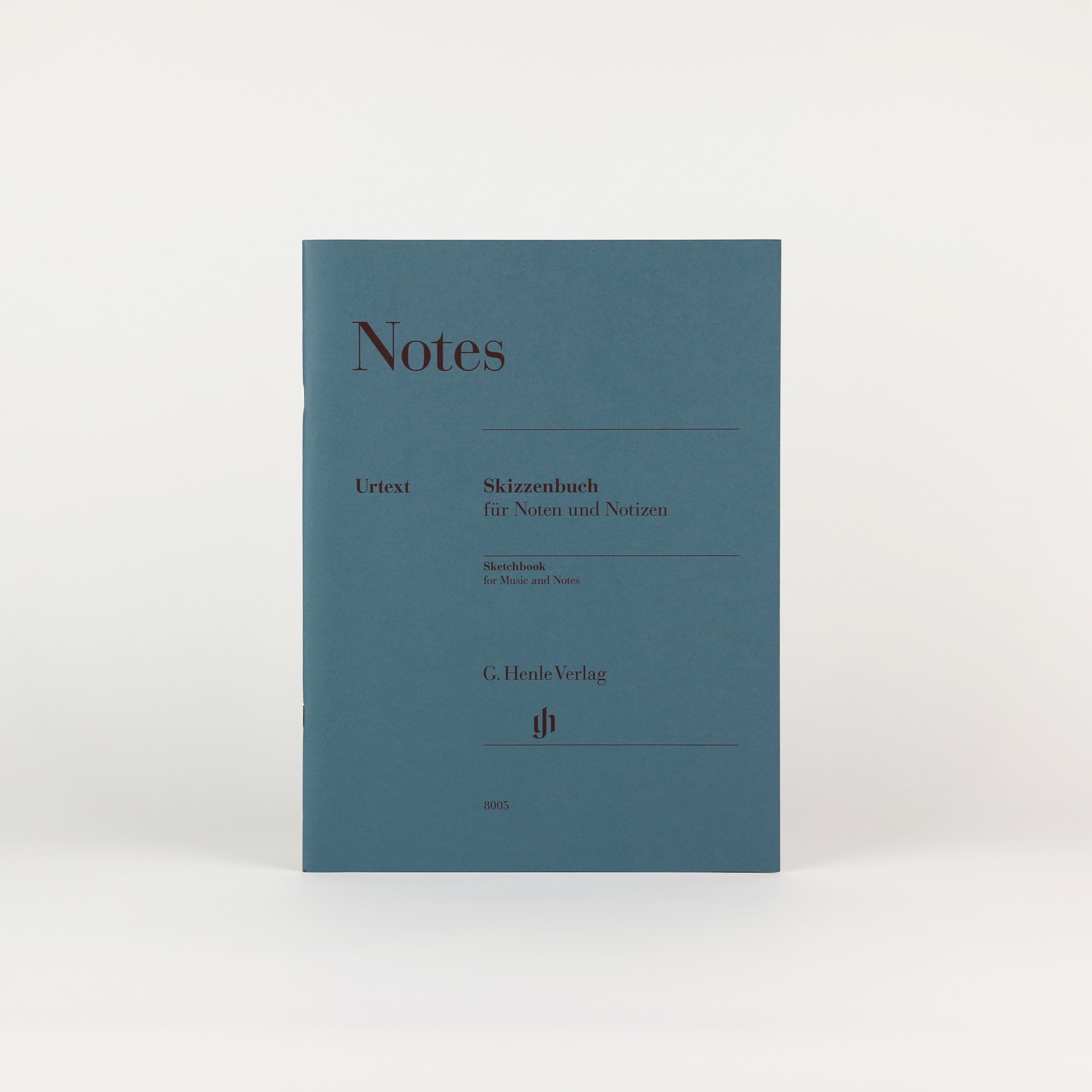 Sketchbook for music and notes