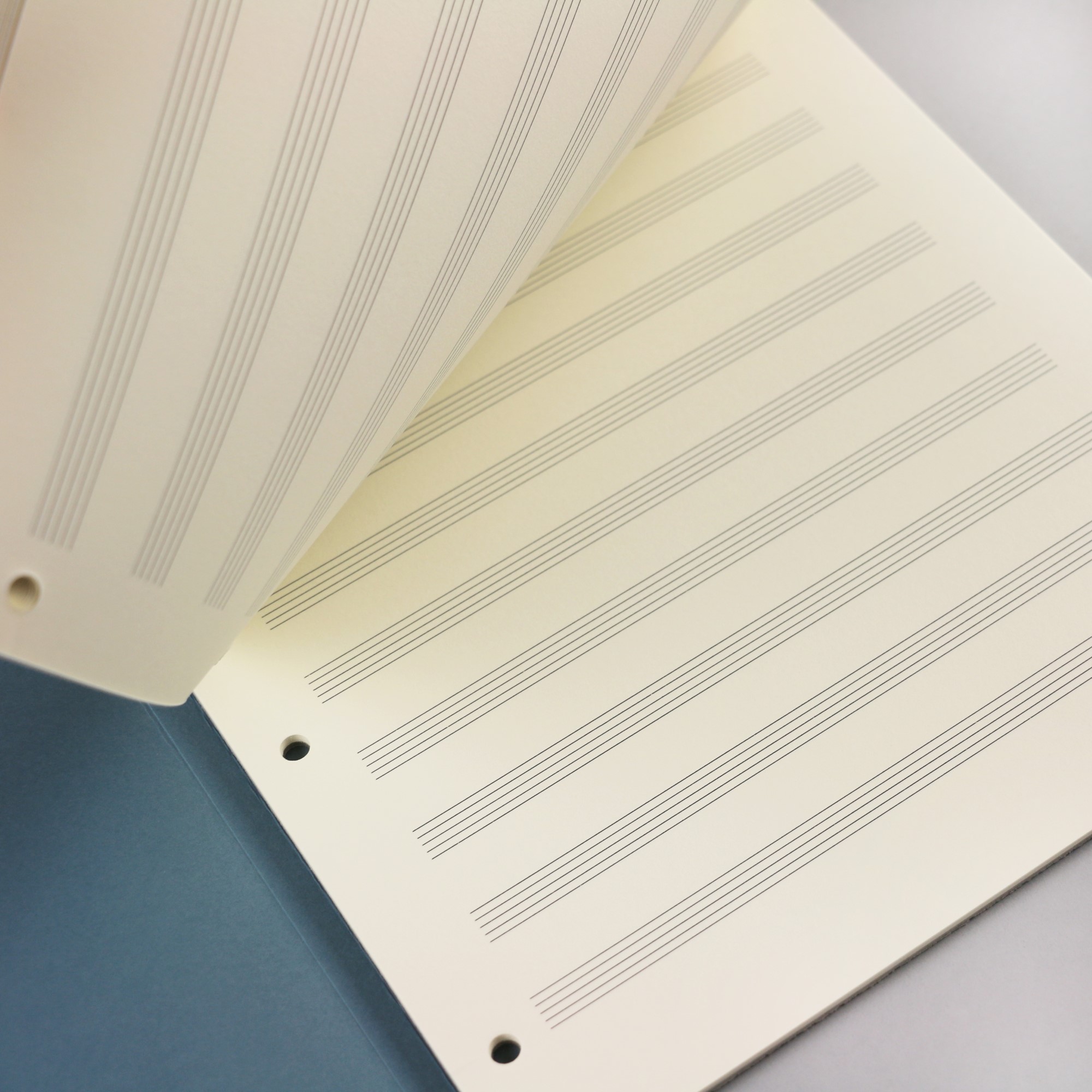 Pad with music paper