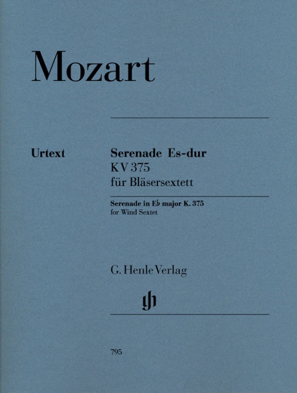 Serenade E flat major K. 375 for 2 Clarinets, 2 Horns and 2 Bassoons