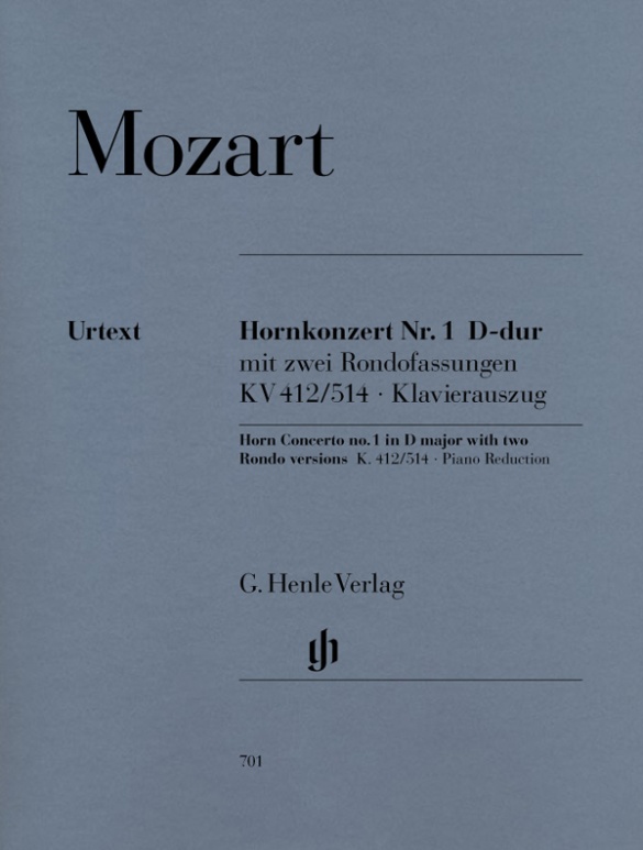 Horn Concerto no. 1 D major K. 412/514